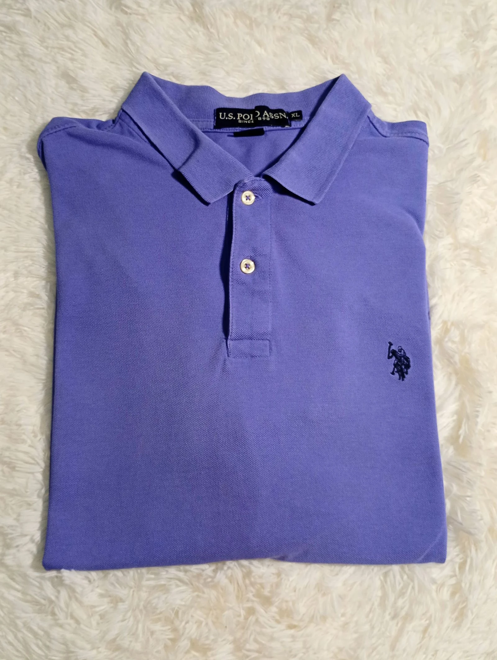 U.S. Polo Assn Camisa Polo Roxa Tamanho XL – photo 7